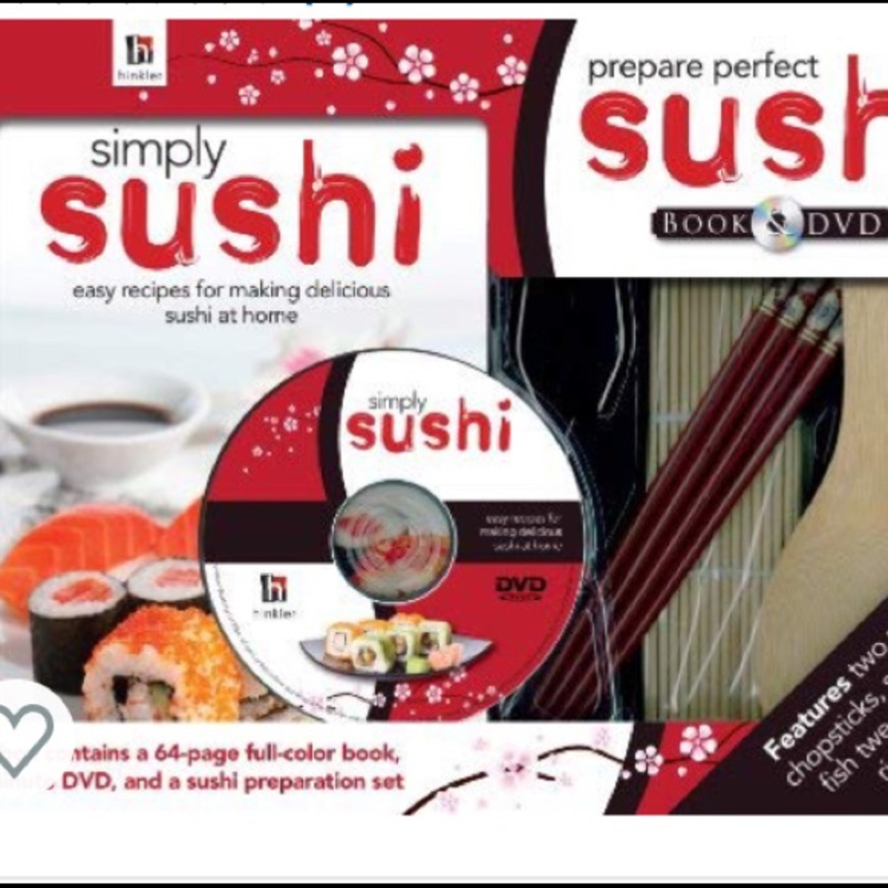 Hinkler Prepare Perfect Sushi Book & DVD Kit